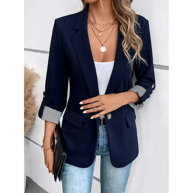 Zylofashon  Women’s Casual Blazer – Long Sleeve Work Jacket