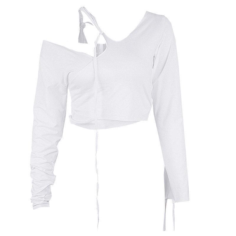 Zylofashon Two Fake Spliced Long Sleeve T-Shirt Casual Top USA