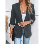 Zylofashon  Women’s Casual Blazer – Long Sleeve Work Jacket