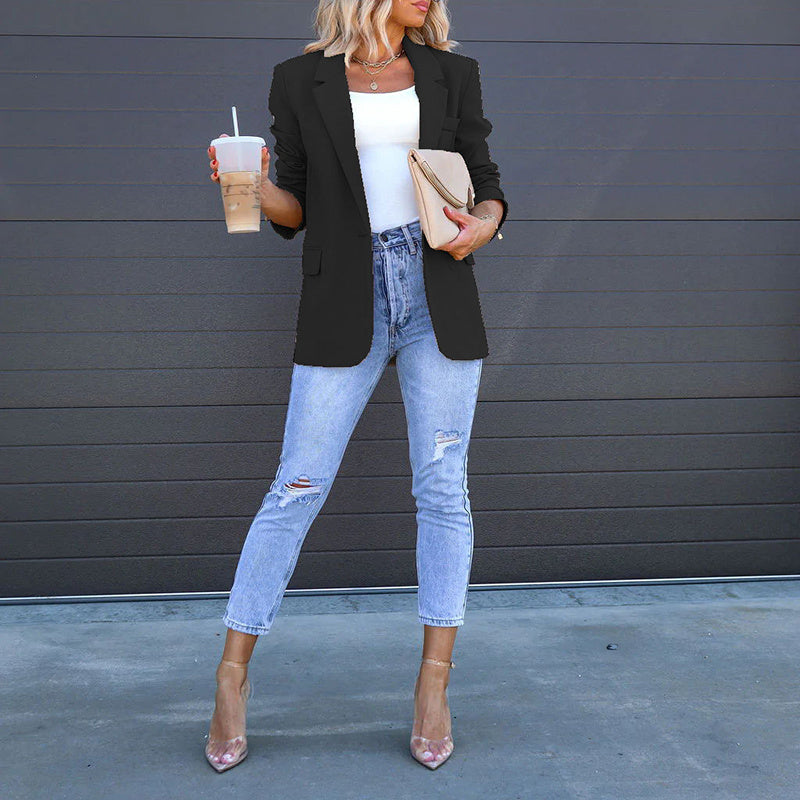 Zylofashon Women’s Casual Blazer – Elegant Office Work Jacket