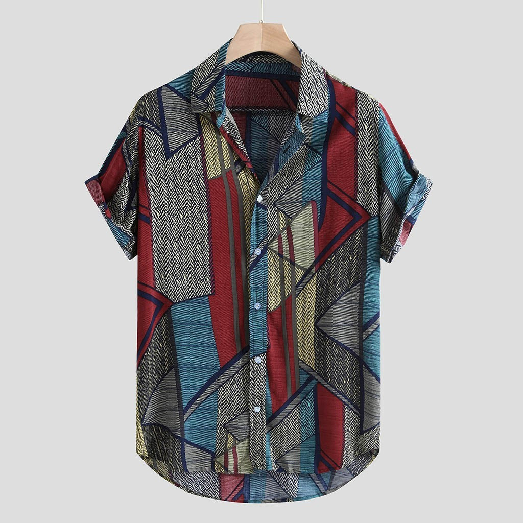 Zylofashon Men’s Hawaii Hip Hop Printed Shirt – Summer Street Style