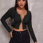 Zylofashon Women’s Harajuku Black T-Shirt – Street Style Blouse