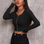 Zylofashon Women’s Harajuku Black T-Shirt – Street Style Blouse