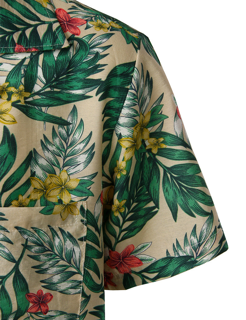 Zylofashon Men’s White Pattern Shirt – Stylish Business Casual Wear