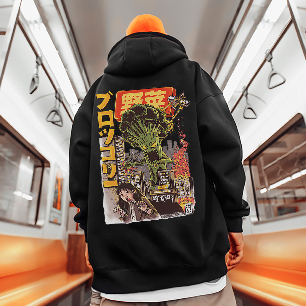 Zylofashon Men’s Printed Velvet Hoodie – Warm Winter Sport Sweatshirt