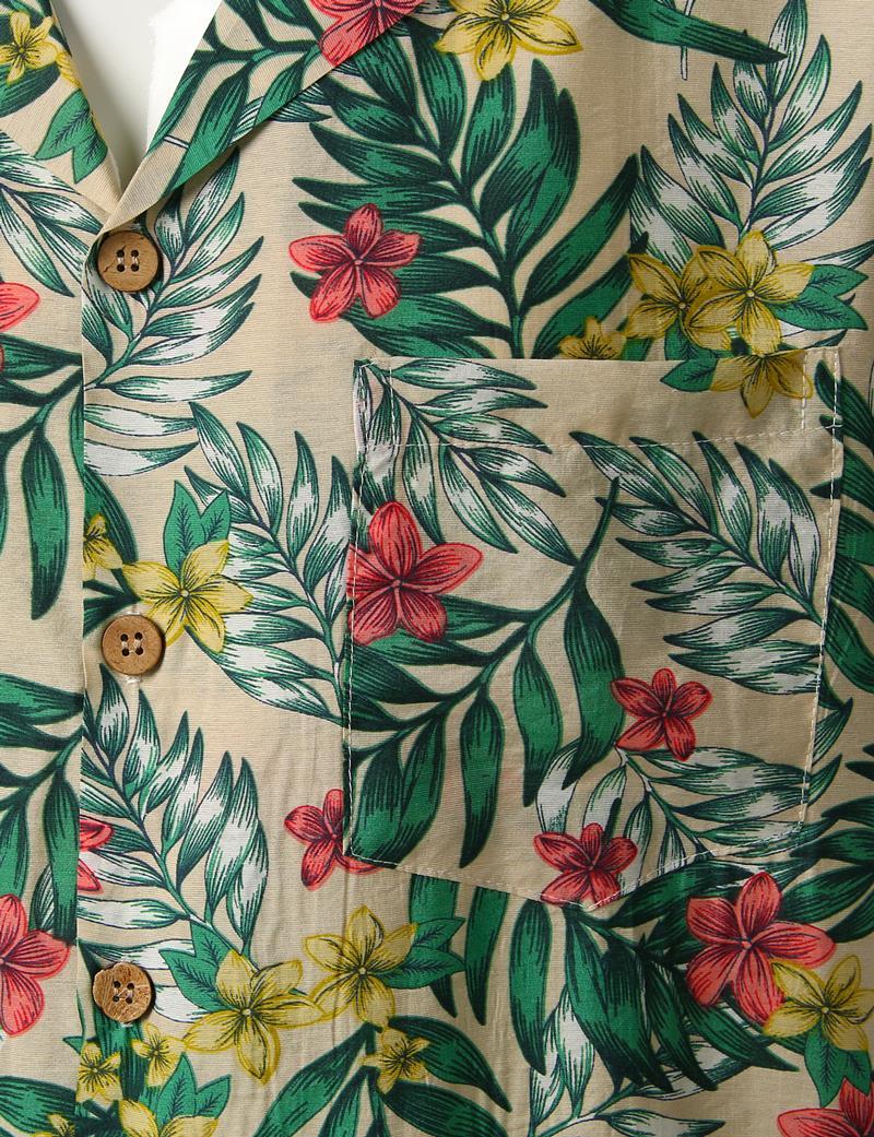 Zylofashon Men’s White Pattern Shirt – Stylish Business Casual Wear