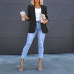 Zylofashon Women’s Casual Blazer – Elegant Office Work Jacket