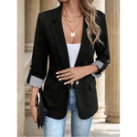 Zylofashon  Women’s Casual Blazer – Long Sleeve Work Jacket