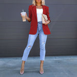 Zylofashon Women’s Casual Blazer – Elegant Office Work Jacket