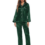 Zylofashon  Women’s Pajama Set – Soft Button Long Sleeve Sleepwear