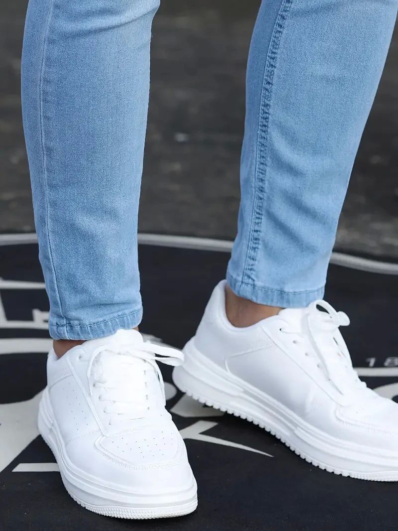 Zylofashon  Men’s Retro Washed Stretch Zipper Casual Slim Jeans