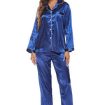 Zylofashon  Women’s Pajama Set – Soft Button Long Sleeve Sleepwear