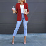 Zylofashon Women’s Casual Blazer – Elegant Office Work Jacket