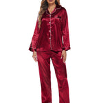 Zylofashon  Women’s Pajama Set – Soft Button Long Sleeve Sleepwear