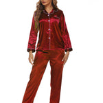 Zylofashon  Women’s Pajama Set – Soft Button Long Sleeve Sleepwear