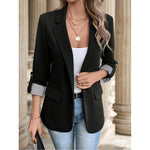 Zylofashon  Women’s Casual Blazer – Long Sleeve Work Jacket