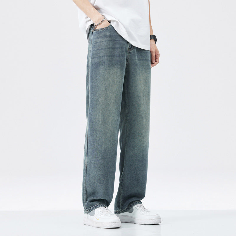 Zylofashon  Men's Wide-leg Casual Pants