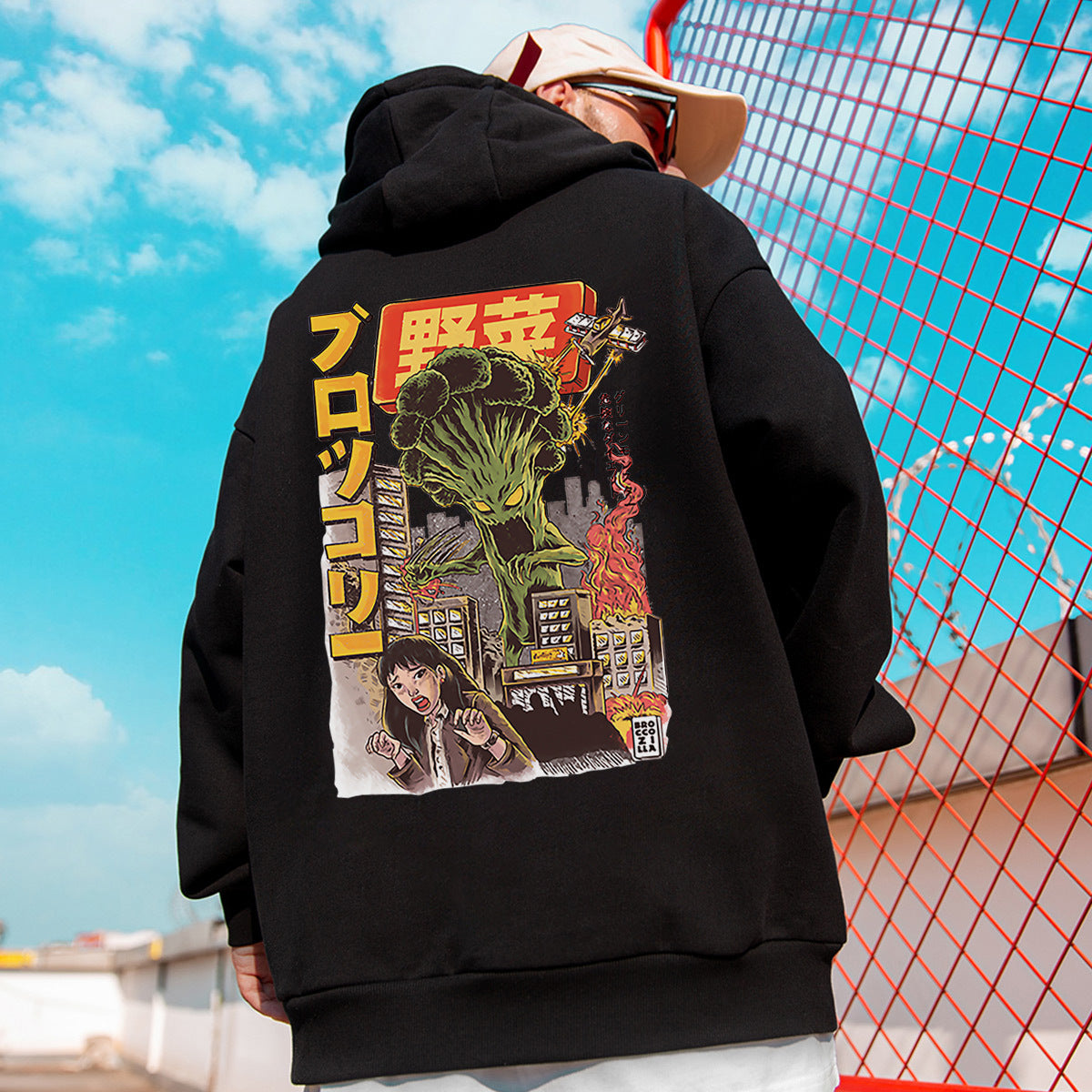 Zylofashon Men’s Printed Velvet Hoodie – Warm Winter Sport Sweatshirt