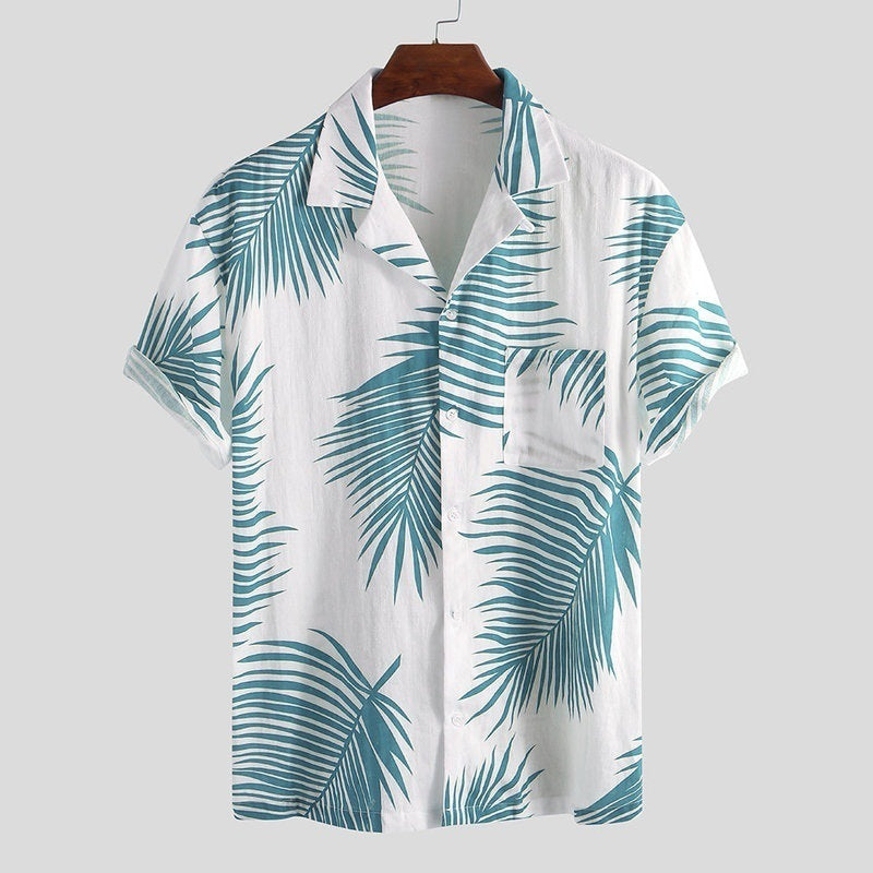 Zylofashon  Men’s Hawaiian Shirt – Summer Casual Hot Fashion Wear