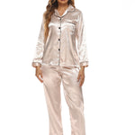Zylofashon  Women’s Pajama Set – Soft Button Long Sleeve Sleepwear